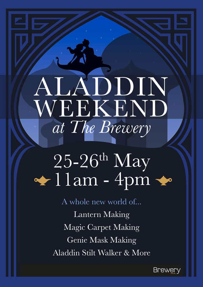 Aladdin weekend at the brewery